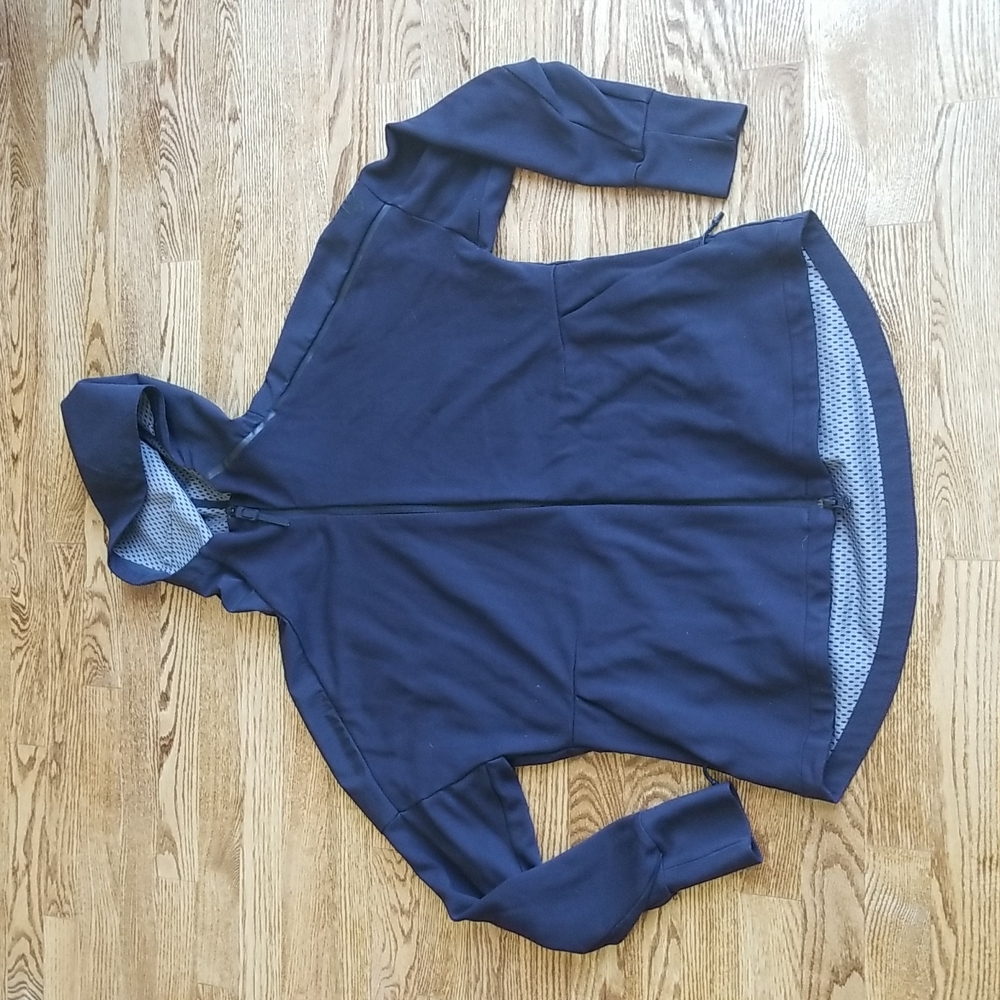 (L) Adidas Activewear Zip Up Hoodie/ Light Jacket ❤ Sporty ❤ Athleisure Athletic